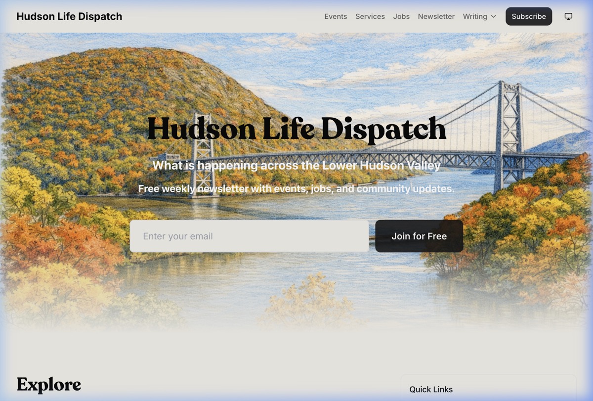 Hudson Life Dispatch screenshot